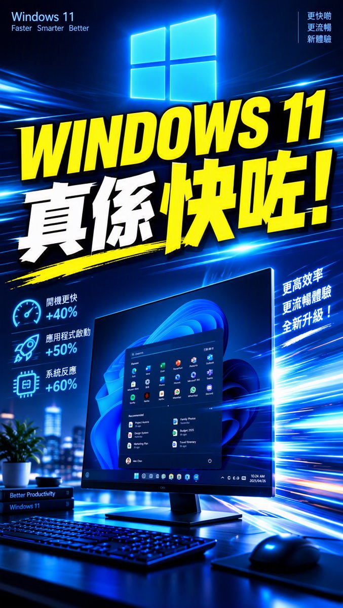 科技一分鐘｜9月19日｜微軟認證！Windows 11 真係變快咗