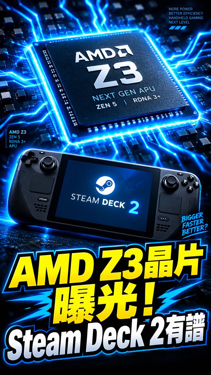 科技一分鐘｜10月2日｜AMD Z3晶片規格現身！Steam Deck 2有譜？