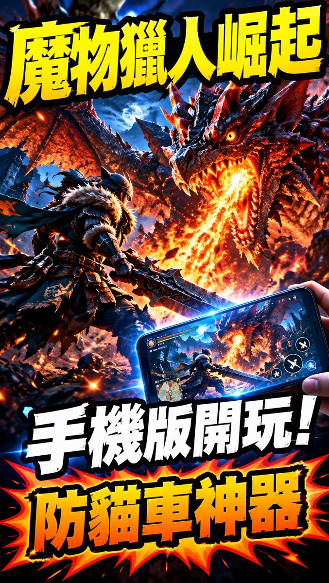 科技一分鐘｜10月8日｜《魔物獵人崛起》手機版登場！菲律賓率先開玩、防貓車神功能