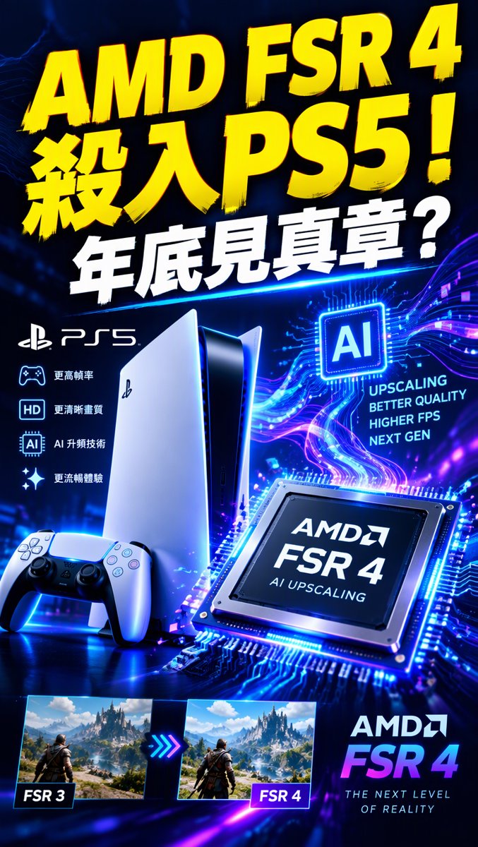 科技一分鐘｜10月11日｜AMD FSR 4 傳年底登陸 PS5！Sony 尚未證實