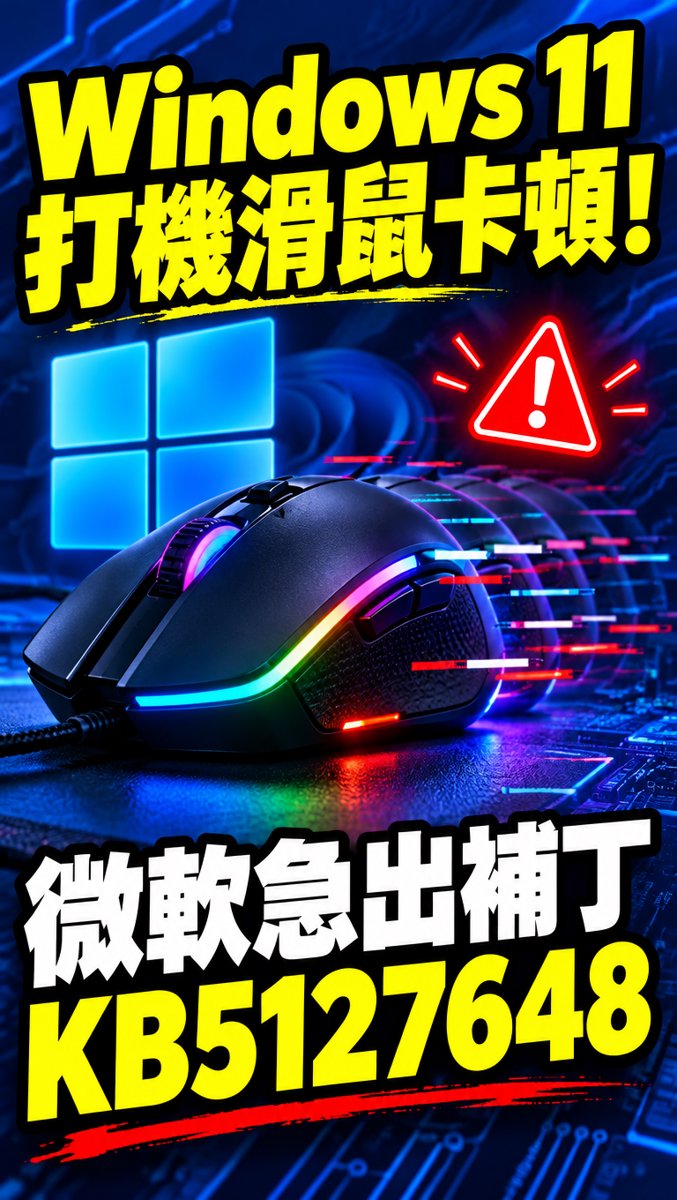 科技一分鐘｜10月14日｜Windows 11 打機滑鼠卡頓！微軟急出補丁 KB5127648