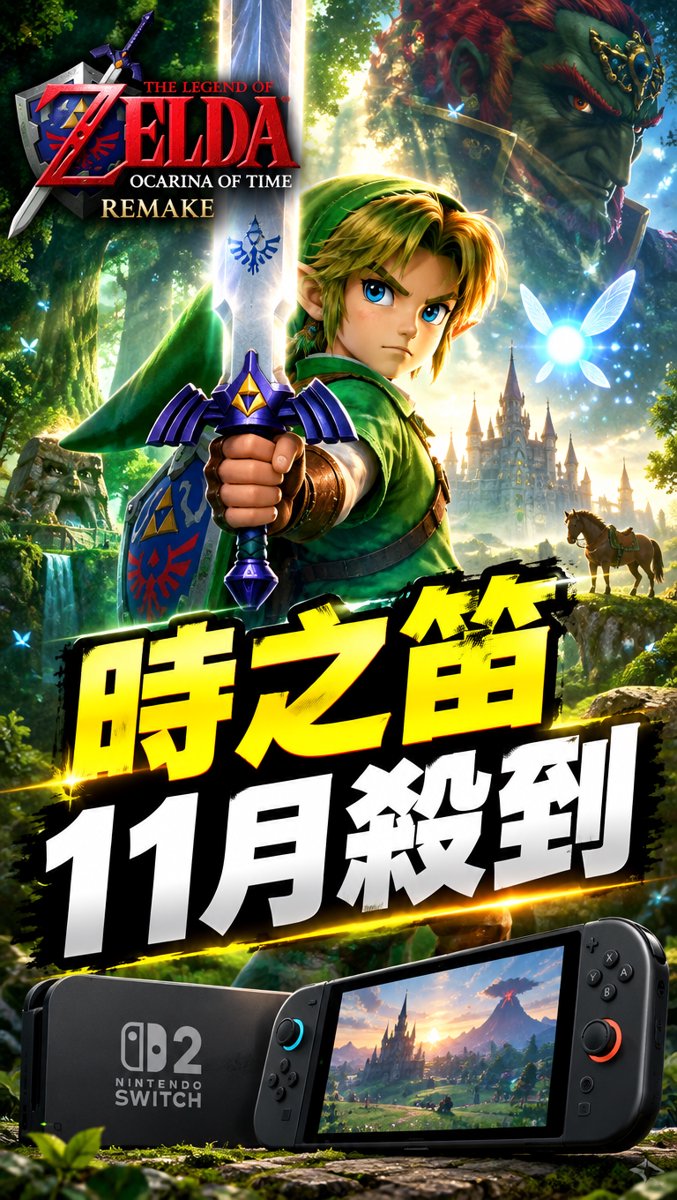 科技一分鐘｜10月17日｜Switch 2《時之笛》11月殺到！德庫樹首次全語音