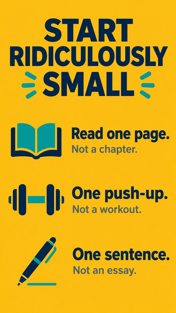 Slide 3 — Start ridiculously small
