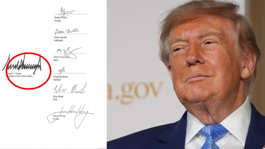 白宮AI協議擺烏龍 「United States」串錯變「Unites States」成熱話