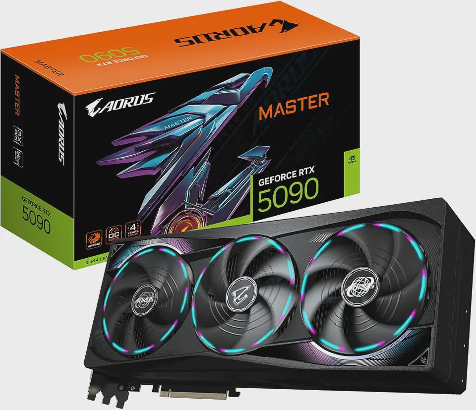 Gigabyte AORUS GeForce RTX 5090 Master 32G — the most available 5090 on Amazon.ca, at a heartbreaking price