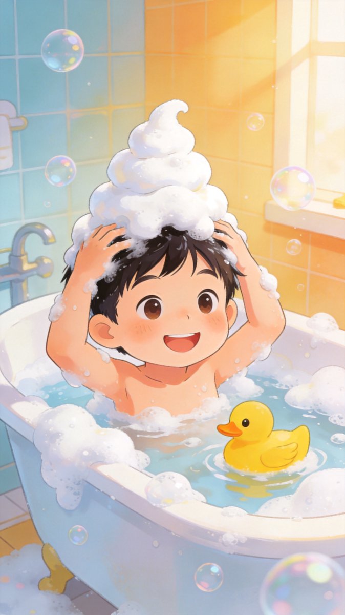 Wash your hair scene