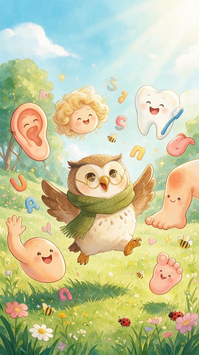 ABC Explorers: Body Parts 身体 | Ollie's Word Adventure | 9.25