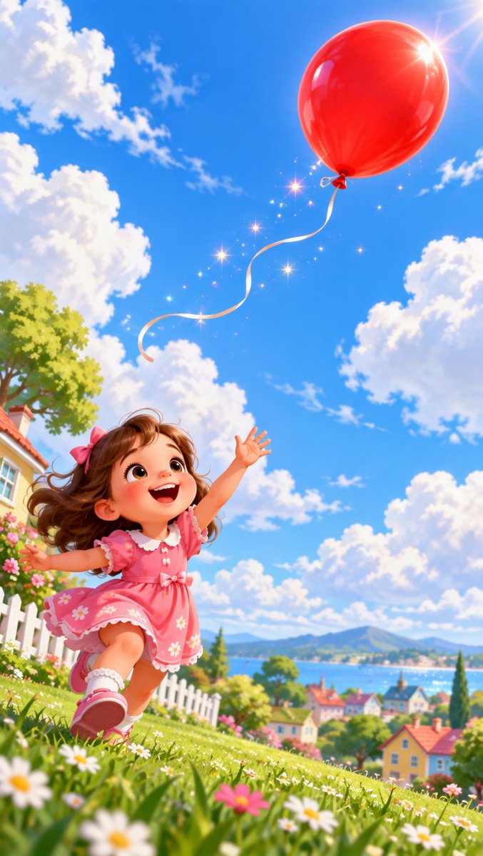My balloon flies high — 气球飞高