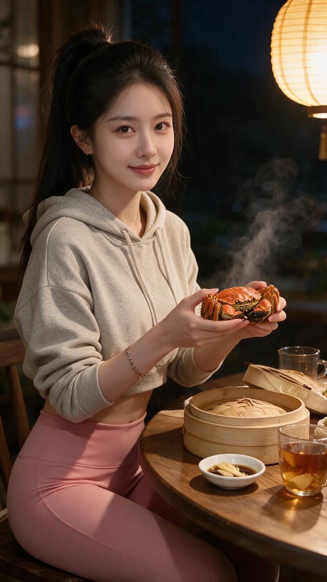 🦀 秋风起蟹脚痒！Coco的「蟹宴三张牌」：2只蟹≈117克米饭、嘌呤红绿灯、四不嘬——黄金周家宴放心吃