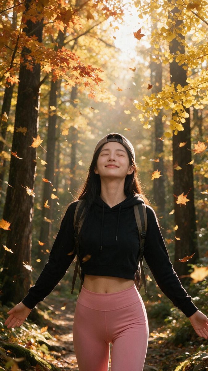 🌲 秋天的山林，是天然「免疫充电站」！Coco的「森林浴」科学课：NK细胞活性升约50%、20分钟压力激素开降——这周去林子里走一走吧