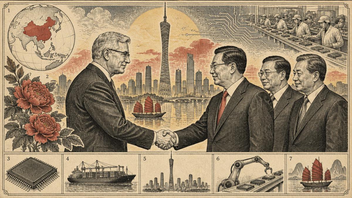 Cook's First Post-CEO China Trip: The Chairman Flies In, Both Sides Keep Their Passports Warm