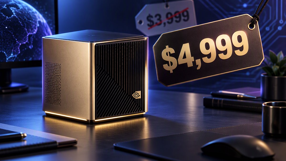 Half the RAM, Same Old Price: NVIDIA's New $4,999 DGX Spark Is Back — Smaller, and Pricier Than the Day It Launched