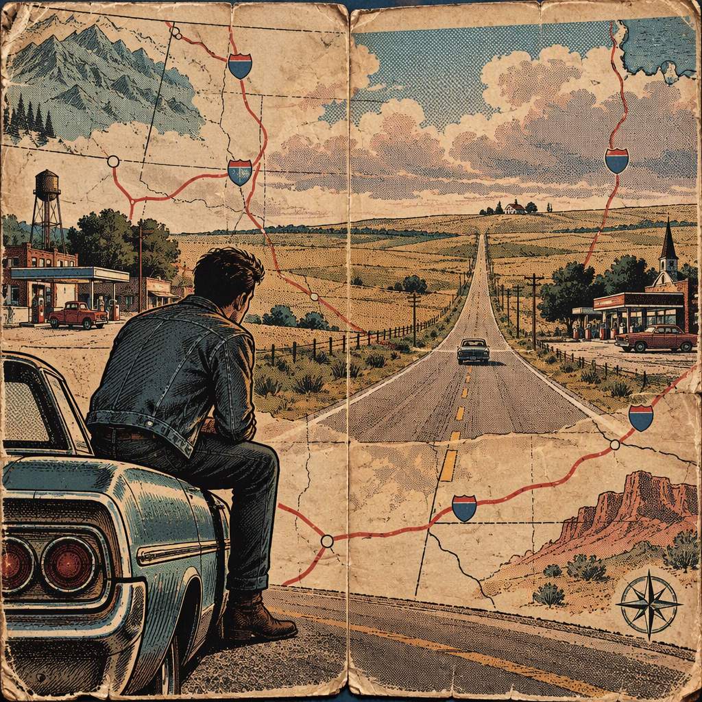 Guilty of the Miles — A Tears-in-Your-Beer Ballad for the Man Who Cheated with the Interstate