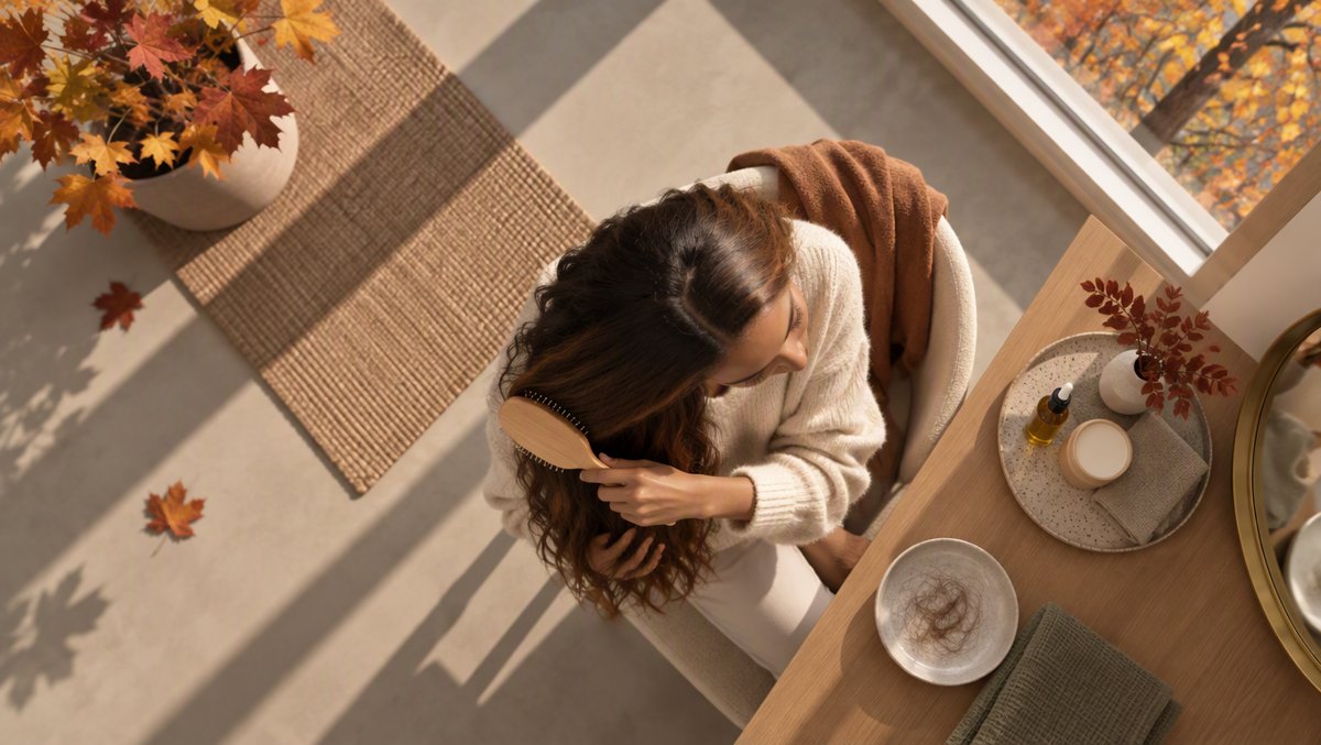 🍂 Shedding Season Is Real: Why Your Hairbrush Fills Up Every Fall (and What Actually Helps)