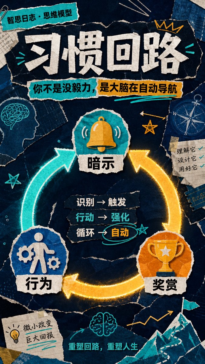 习惯回路：你不是没毅力，是大脑在自动导航