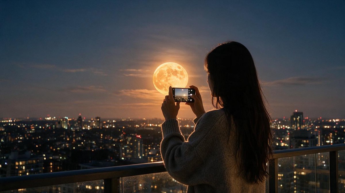 Closer, Bigger, and Orange: The Hunter's Moon Over Toronto