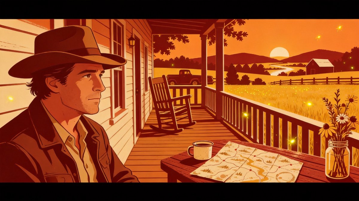 The Last Porch Night of Summer — Lyric Video (DirtRoadRadio Official)