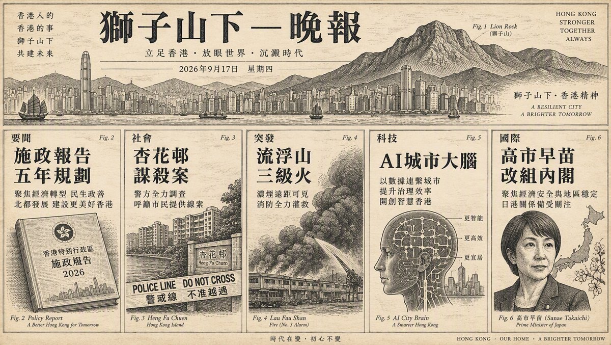 獅子山下每日新聞｜2026年9月17日