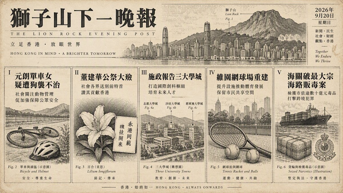 獅子山下每日新聞｜2026年9月20日