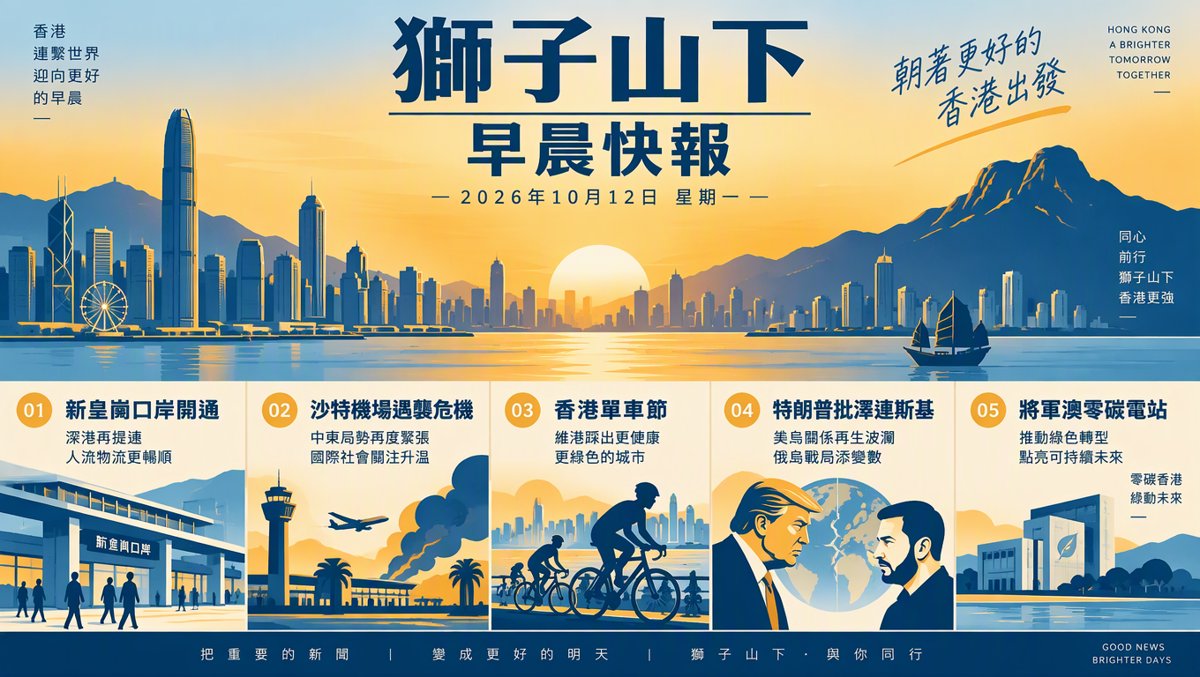 獅子山下每日新聞｜2026年10月12日