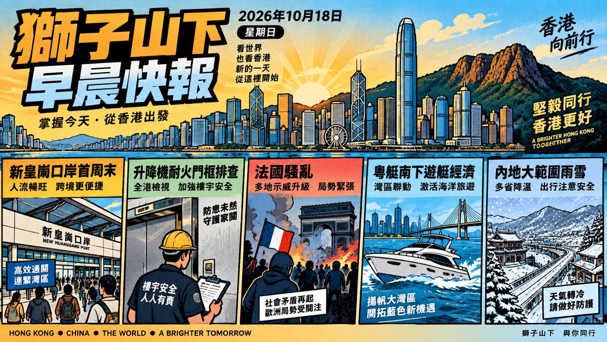 獅子山下每日新聞｜2026年10月18日