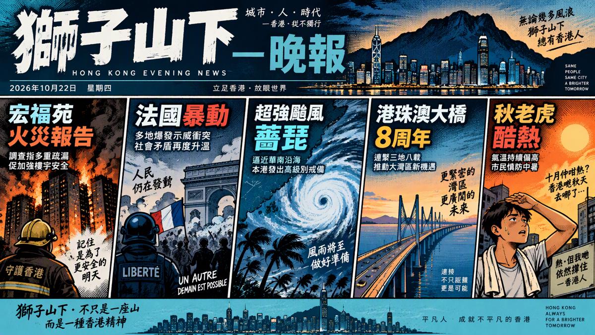 獅子山下每日新聞｜2026年10月22日