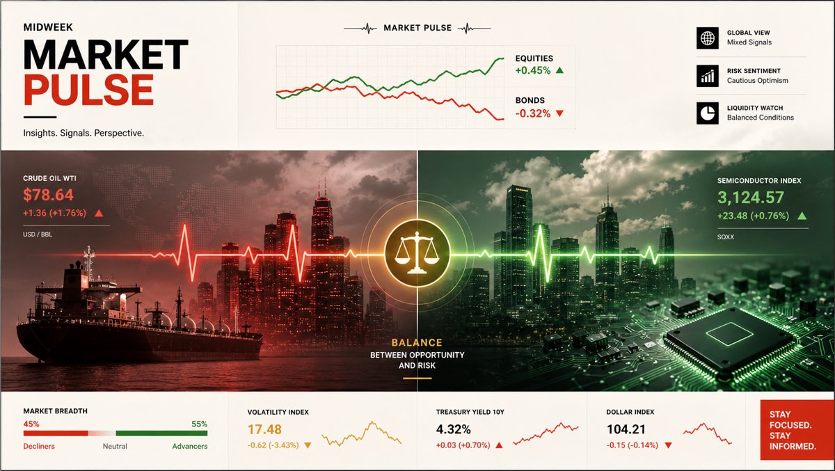 🟡 Market Overview: Brent Breaks $100 While the Chip Board Stays Perfect — September 9, 2026