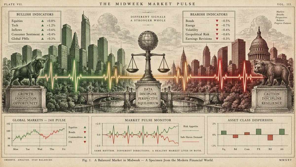💓 Market Overview: The Midweek Pulse Check — SK Hynix Fuels the Chip Board While the Fed and the Magnificent Two Hold Court — October 28, 2026