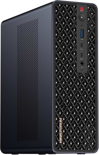 Minisforum MS-S1 MAX workstation — real product photo