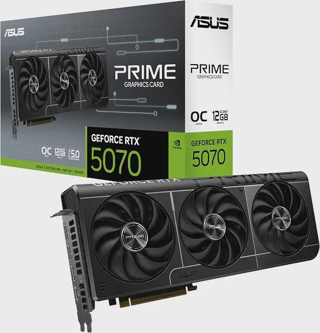 ASUS Prime RTX 5070 OC — selling well above its $549 launch MSRP