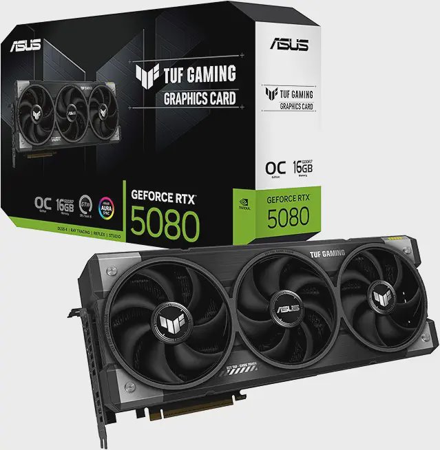 ASUS TUF Gaming GeForce RTX 5080 — now listing well above $2,300 USD