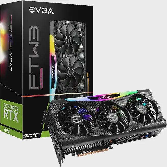 EVGA RTX 3090 FTW3 24GB graphics card