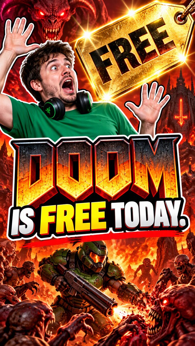 DOOM Is Free Today — NX Tech Tips SHORT 📱 (Oct 28)