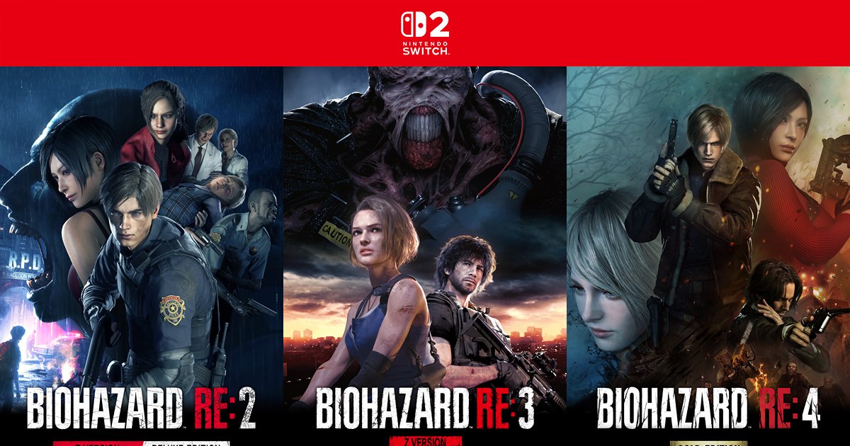 Nintendo Switch 2 將推出《惡靈古堡》重製系列 3 部作品！確定於 TGS2026 開放試玩