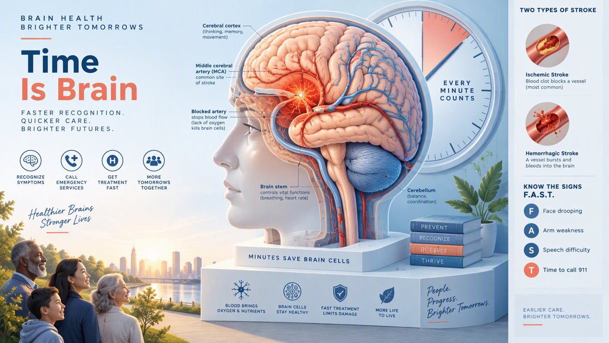 🧠 The 80% Head Start: World Stroke Day Is Thursday, and Your Brain Wants You to Know 6 Letters