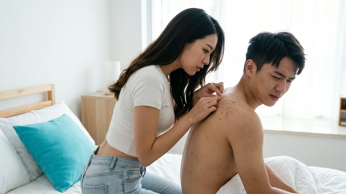 女友幫擠暗瘡竟惹大禍 男生下體狂冒「小珍珠」 醫生揭感染真相