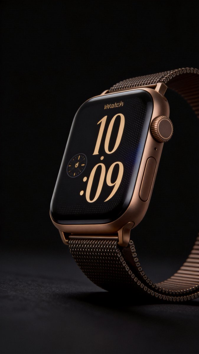 Apple Watch Series 12 — gold case, the star of the new listening features