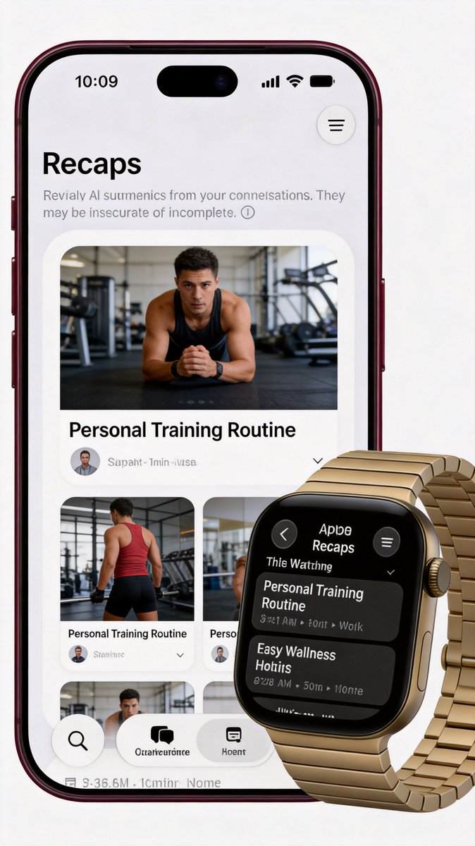 Siri Recap — AI summaries of your conversations, on iPhone and Watch