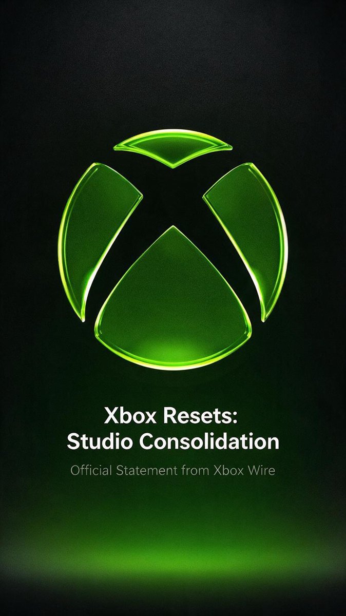 Xbox consolidation banner — hundreds of jobs cut as studios fold together
