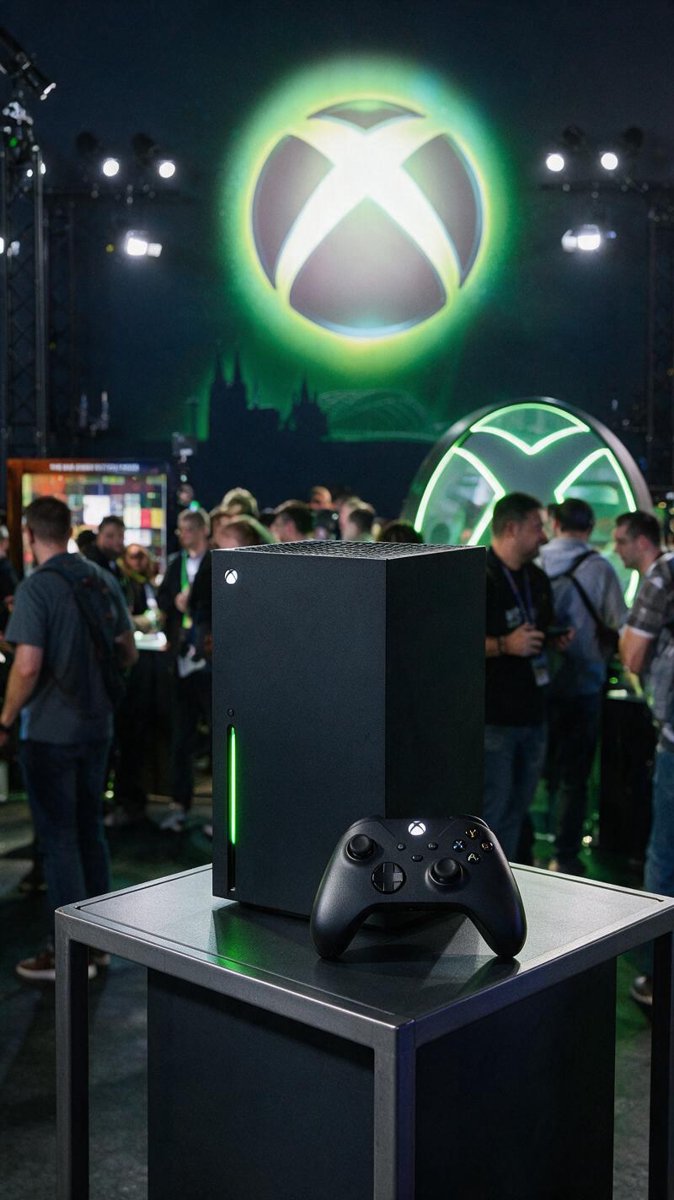 Xbox console on a gaming expo floor — the platform this patent dreams of interrupting