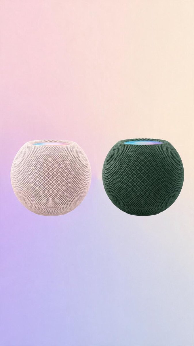 HomePod mini 2 in pink and green — colorways pulled straight from the code