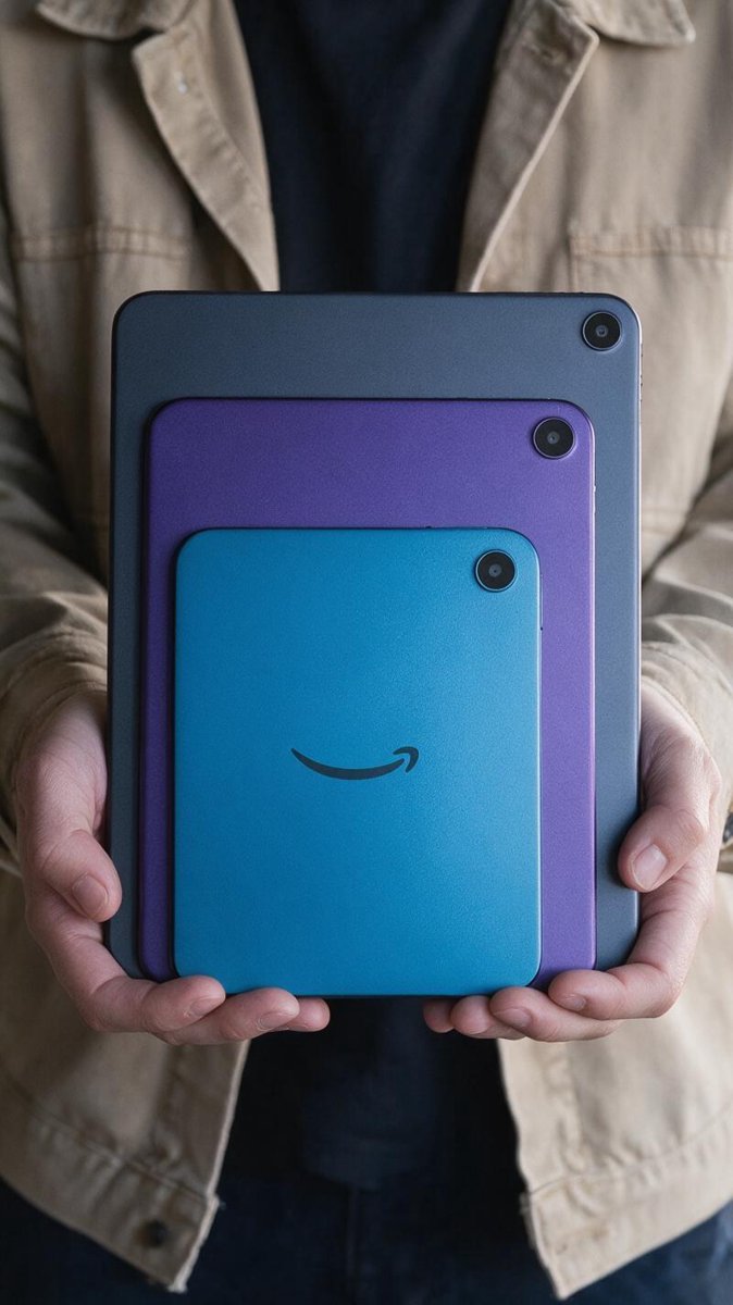 Fourteen years of good-enough tablets, stacked in two hands — the replacements cost up to nine times more