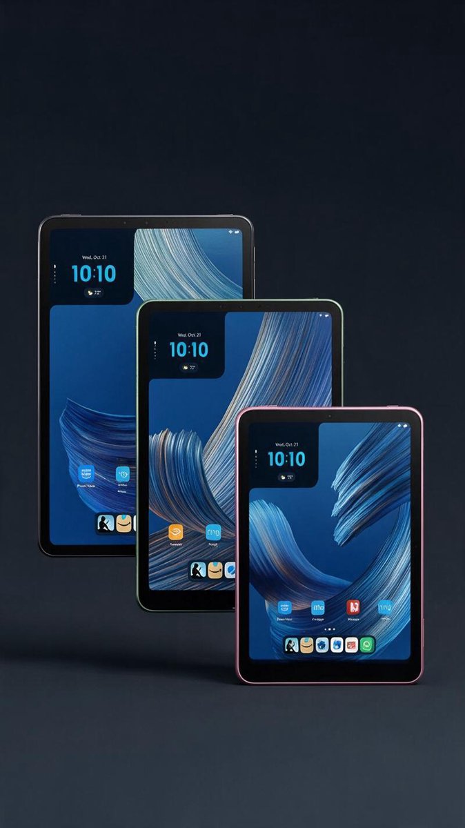 The full Alexa Tablet lineup — 8, 11, and 12-inch models with aluminum bodies