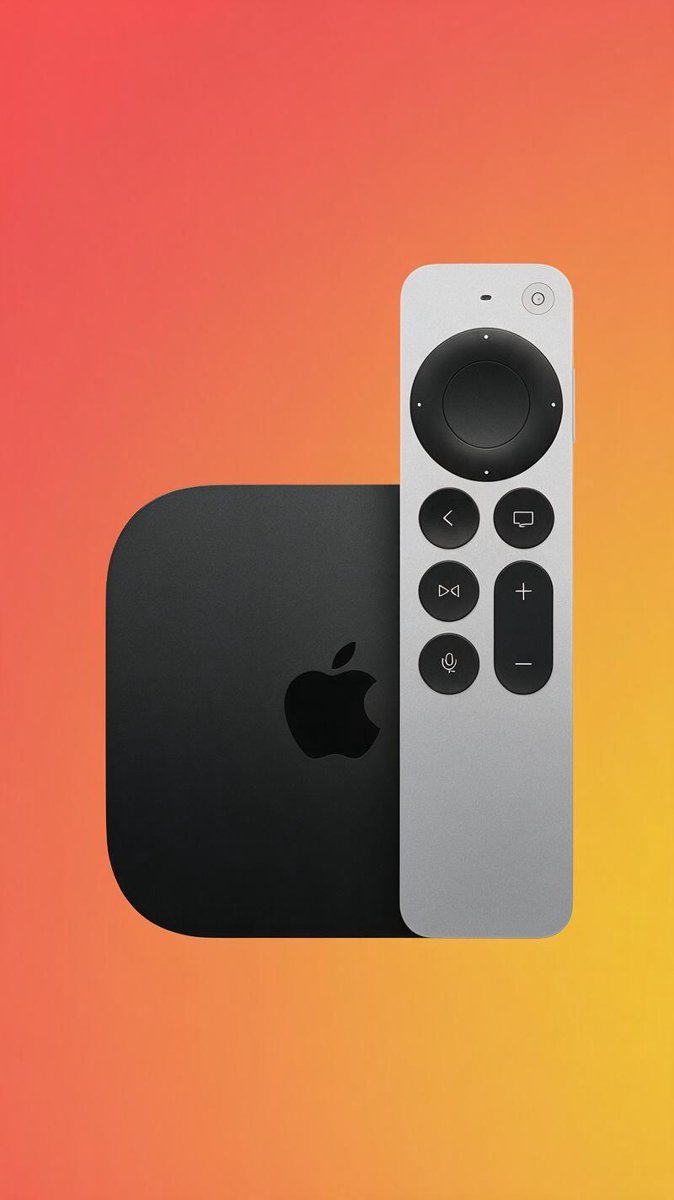 The Apple TV 4K and Siri Remote — the pair getting the 2026 refresh