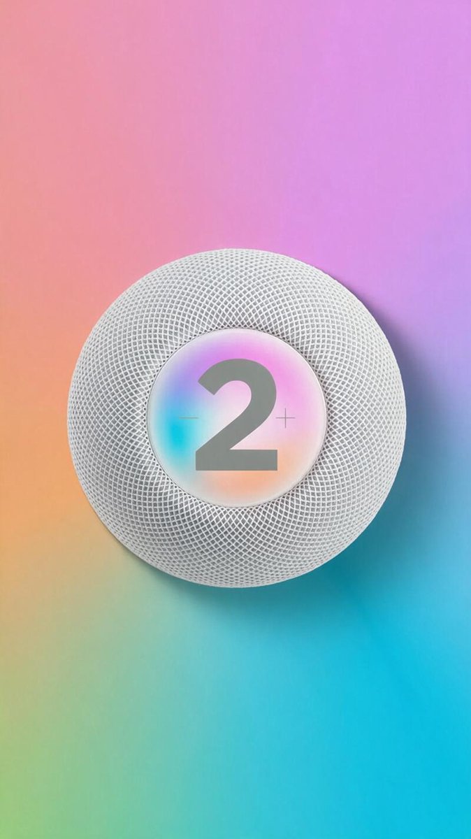 HomePod mini 2 — the "2" is doing a lot of heavy lifting in that graphic