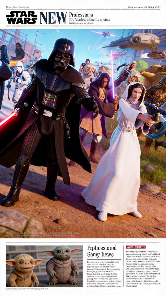 Fortnite crossover key art with Star Wars characters — a taste of what the delayed Disney project is aiming for