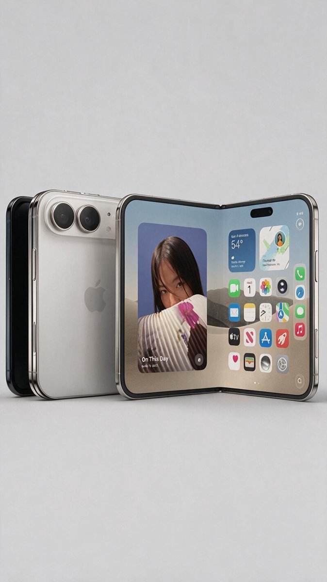 Multiple angles of Apple's iPhone Duo foldable — the phone that just sold out its holiday window in half an hour