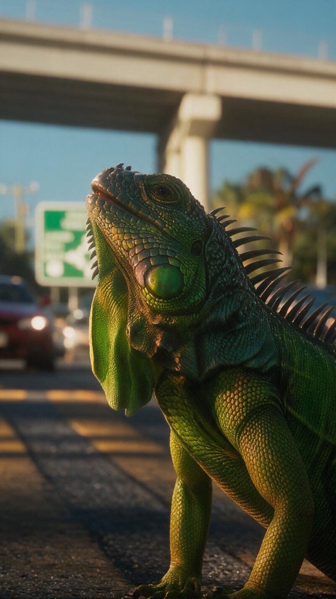 The launch trailer's Vice City street energy — blurry on purpose, allegedly