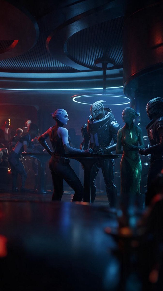 The leaked trailer's crowded cantina — where the hood comes down