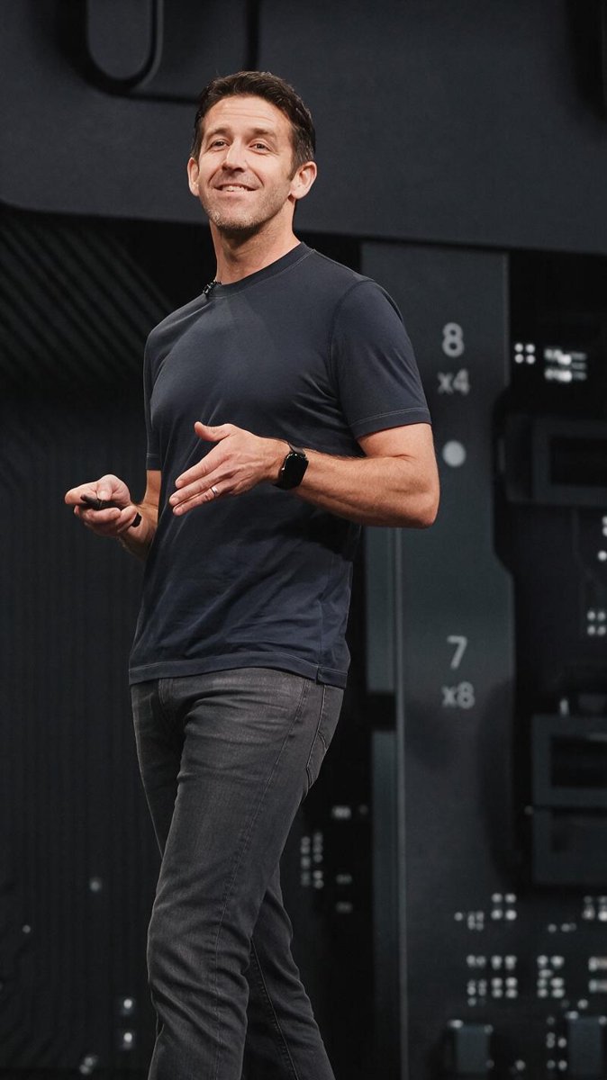 John Ternus on stage